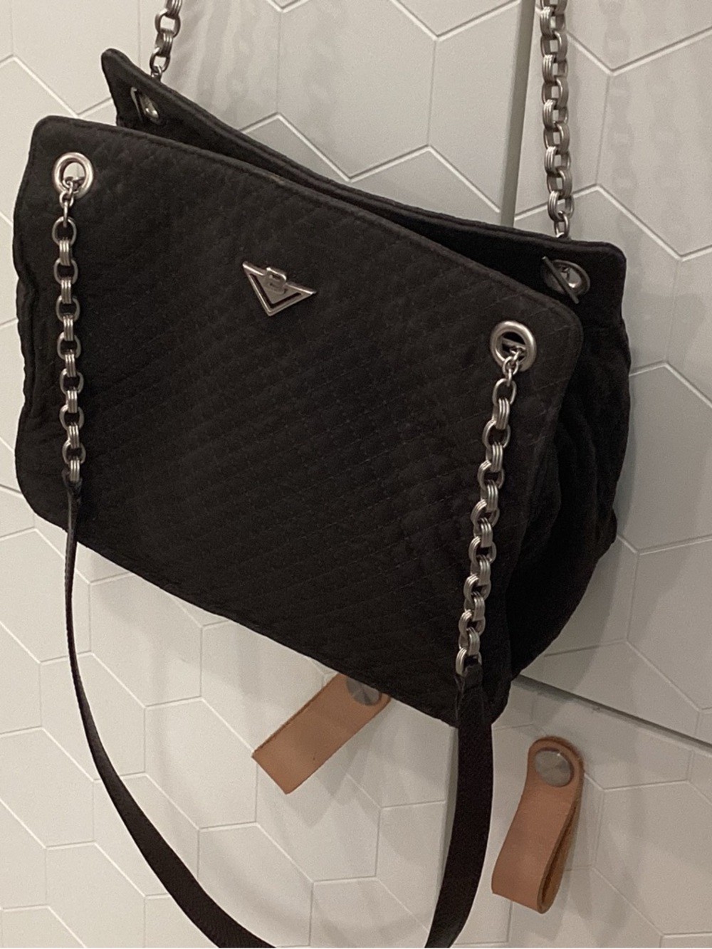 Bottega Veneta Handbag  Shoulder bag Y2K Vintage Authentic Dark Brown Quilted